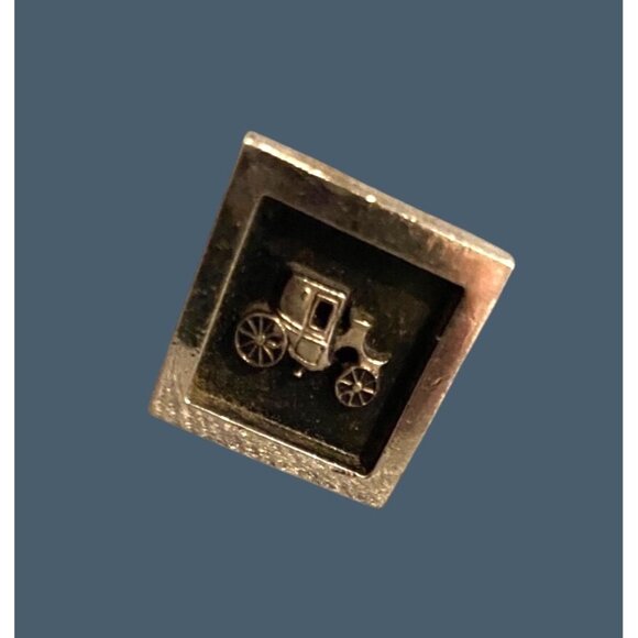 Mismatched Vintage Cuff Links & Tie Tacks Lot With Unique Designs,Antique Appeal - Picture 9 of 10